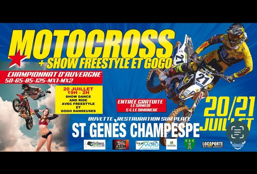 Circuit Moto Cross de Saint Genès Champespe