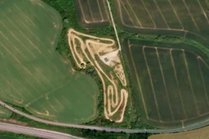 Vue aérienne (© Esri, Maxar, Earthstar Geographics)